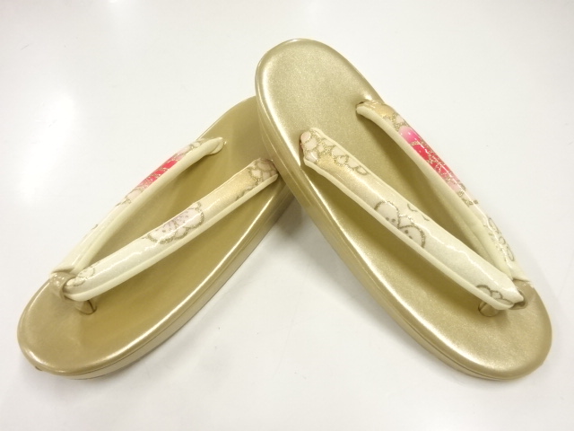 JAPANESE KIMONO / JAPANESE-STYLE ZORI (SIZE M)